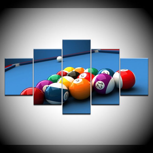 2019 Modern Wall Art Picture Billiards Canvas Painting Home Decor