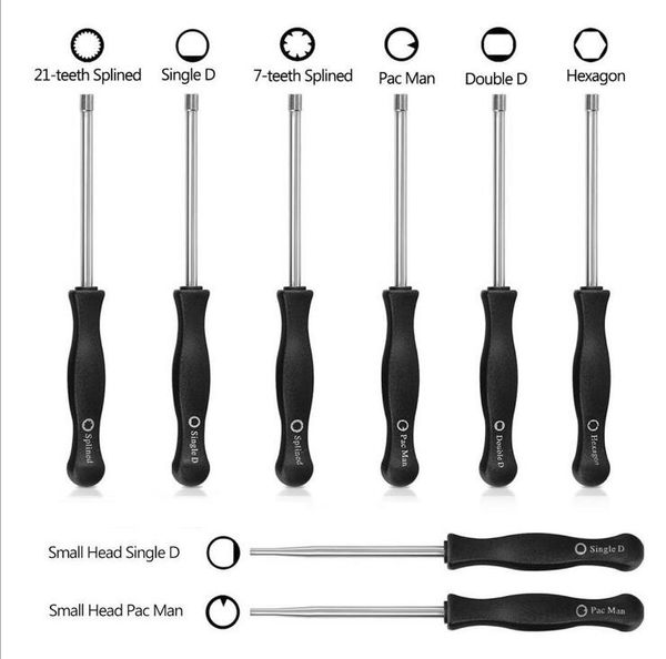 8 pcs ferramentas de ajuste do carburador motosserra aparador de escova brushcutter carburador carburador parafuso ajustando kits de reparação carby