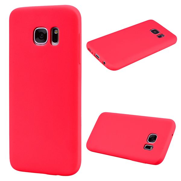 

for samsung galaxy s6 edge case back cover soft tpu candy color series ultrathin designer mobie phone case capinha