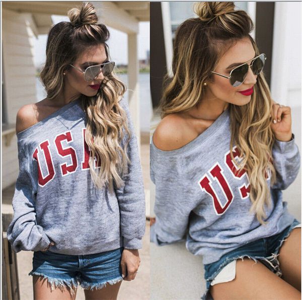 

2018 Новый повседневная мода женщины с длинным рукавом балахон толстовка О-образны