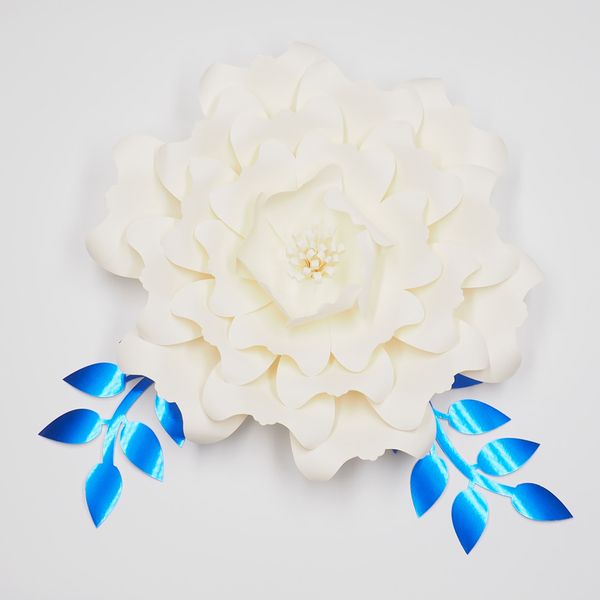 2019 flower leaves giant paper flowers nursery wall decor weding party decor bridal shower baby photo backdrop big flower from diyunicornflowers big flower paper