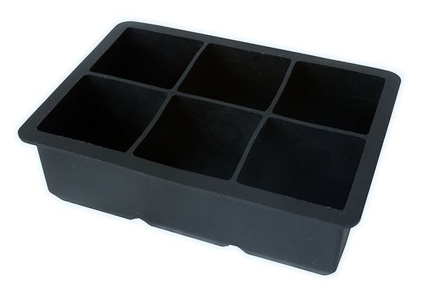 

новый дизайн 1шт 6 площадь ice cream lid mold силиконовые ice cube плесень с крышкой силиконовые формы для льда лоток 6 кубики bar party dri