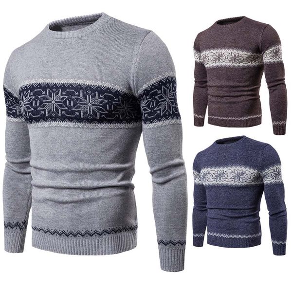 

Fall Casual Men Slim Fit Long Sleeve Pullover Sweaters Muscle Tee T-shirt Casual Tops Blouse S-2XL