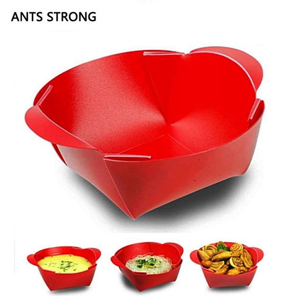 

ants strong camping bbq repeatedly folding bowl/3pcs outdoor barbecue multiple folds dish bowl spoon tool sets