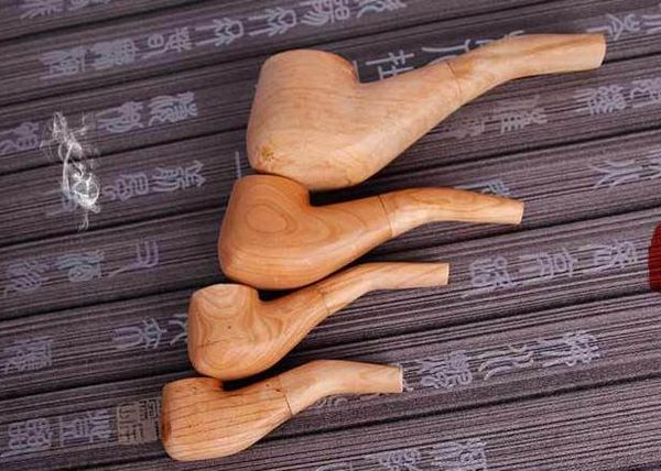 Новая горячая натуральная древесина цвет трубы начального уровня ручной работы деревянная труба курение оптом