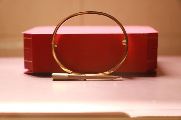 

Мода любовь браслеты 16 18 19 см серебро розовое золото браслет браслеты женщины муж