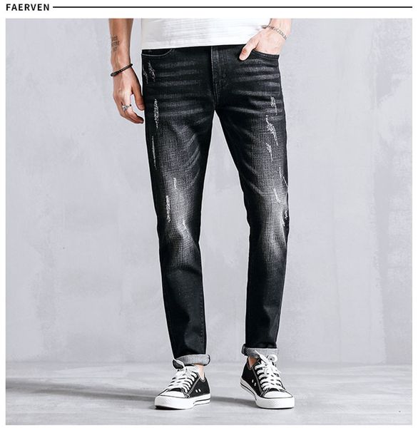 

envmenst 2018 new men jeans slim racer biker jeans fashion hiphop skinny for men joggers pants male, Blue