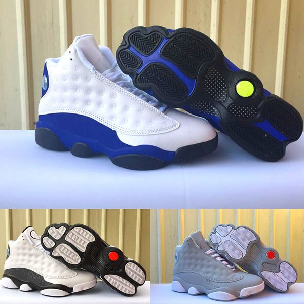 

2018 13s men basketball shoes white black cat 3m reflect doernbecher sport shoes black sneakers wholesale