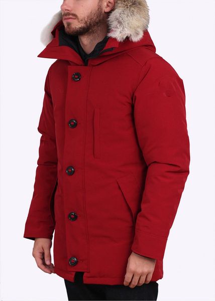 

Winter parka brand men homme winter ja en homme chaqueta outerwear big fur hooded fourrure manteau goo e down jacket coat hiver doudoune, Black