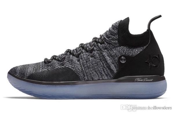 

2018 kd 11 shoes black grey persian violet chlorine blue sneakers kevin durant 11s designer shoes mens trainers shoe with box
