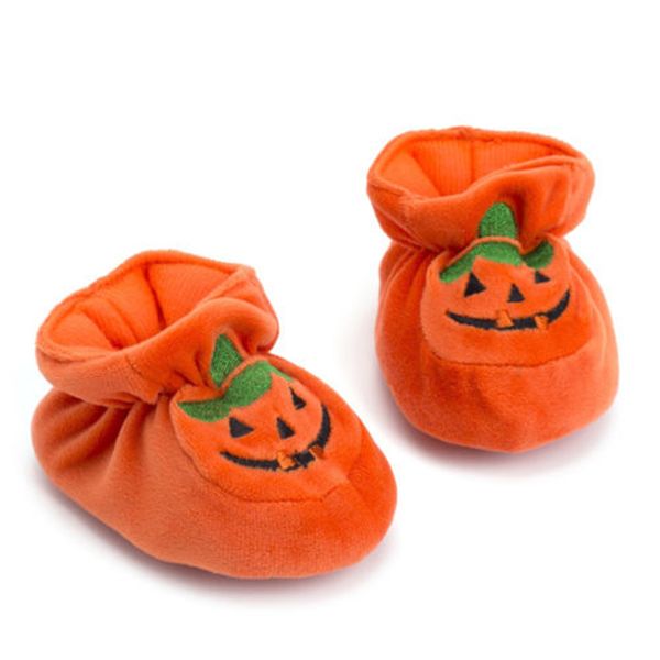 

2018 halloween pumpkin cute baby infant toddler prewalker soft sole shoes age for 0-18m