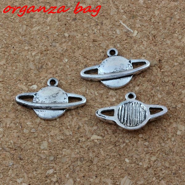 

planet Saturn Pendants 200Pcs/lot Hot sell Antique Silver Jewelry DIY 20 x13mm