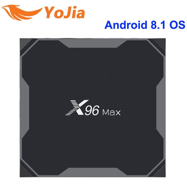 

10pc x96 max 4gb 32gb 4gb 64gb android 8 1 tv box amlogic 905x2 quad core media player mart iptv tv box