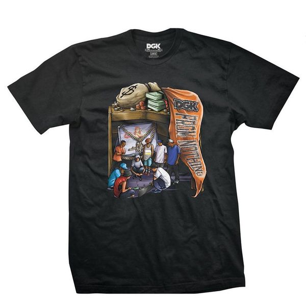 

DGK мужская жесткий стучит майка черная улица иноходь скейт одежда Одежда горячее