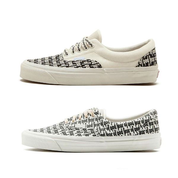 

Fear of God men women Canvas shoes Fog 2018 Casual Shoes sports Sneaker old skool x Era 95 Reissue Canvas shoes FOG 36-44