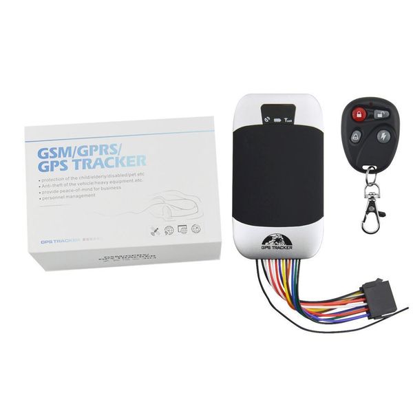 Localizador de motocicleta GPS à prova d'água TK303G Rastreator Car GPS Tracker Coban GPS303G Corte o óleo do motor App Web Track3059