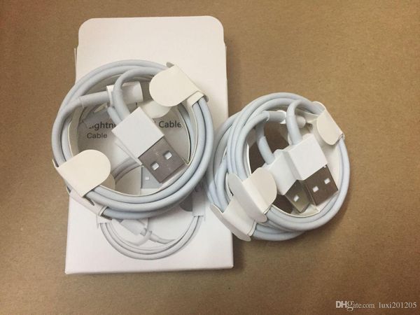 

200pc od 3 0mm metal braided data charger u b cable for iphone 7 6 5 with retail box