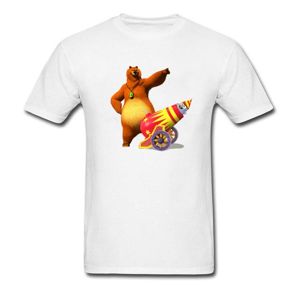 Compre Loco Loco Camiseta Hombres Diseño Divertido Oso De Circo Demostración Camisetas Camisetas Personalizadas De La Historieta Para El Regalo De Cumpleaños Del Estudiante Camiseta A $24.2 Del Layorstore | DHgate.Com