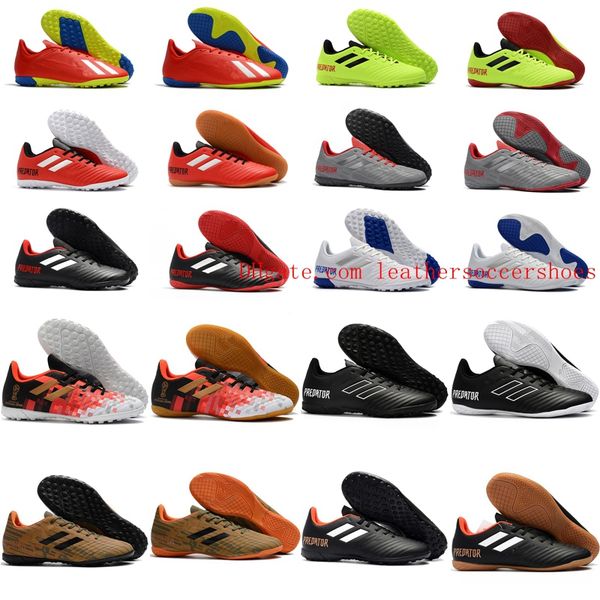 

2018 новое прибытие мужские футбольные бутсы низкой лодыжки Predator танго 18.4 TF крытый