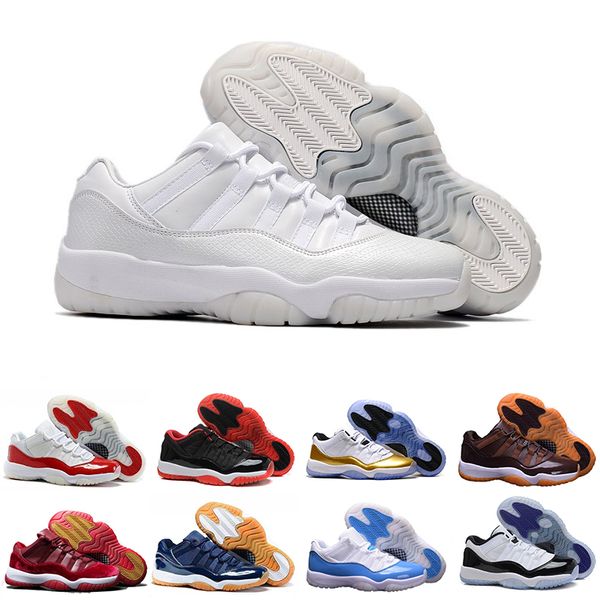 

New low 11 XI Basketball shoes men and women white Olympic Midnight Navy Concord Gamma Blue Varsity Red Navy Gum Sneaker Metallic Gold sneak