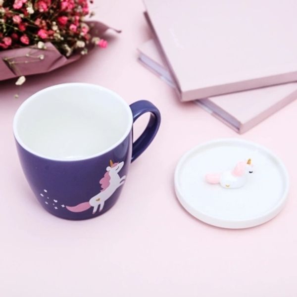 

creative unicorn ceramic cup coffee milk mark cup ing