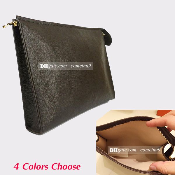 

excellent quality 2018 travel toiletry pouch 26 cm genuine leather women handbag waterproof cosmetic bags 47542 men's makeup clutch