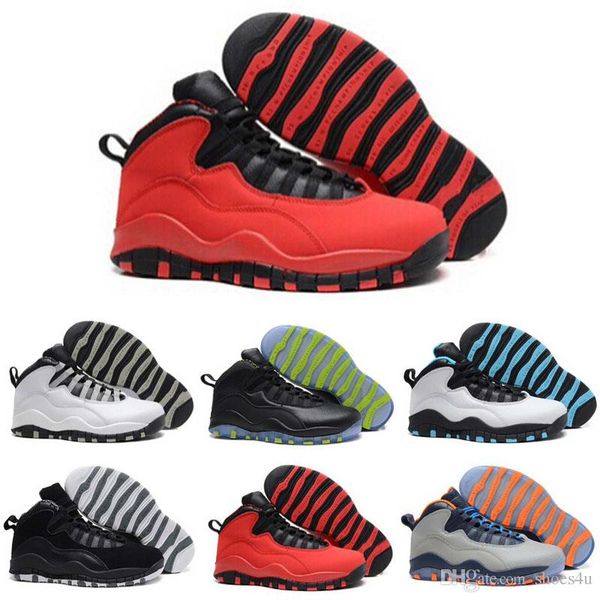 

[with box] new 10 paris nyc chi rio la hornets city pack vivid pink 10s mens basketball shoes sneakers x sports shoes