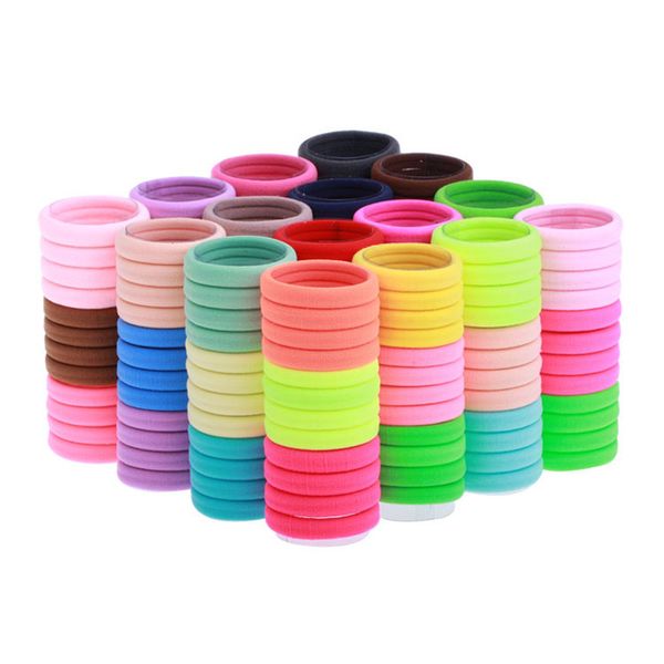 

50pcs new hair accessories elastic bands for hair gum female headband braiding tools care product style tools hairdresser, Brown
