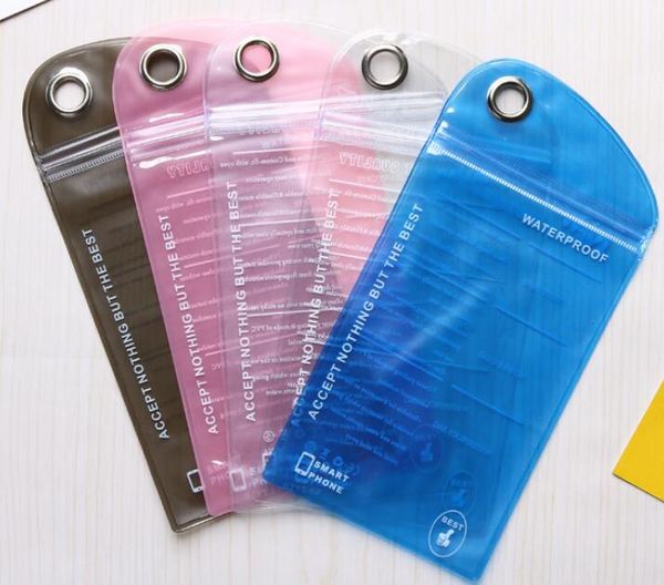 

Tran parent waterproof phone ca etouch creen cell phone waterproof bag wimming diving mobile phone bag with colorful tylemobile