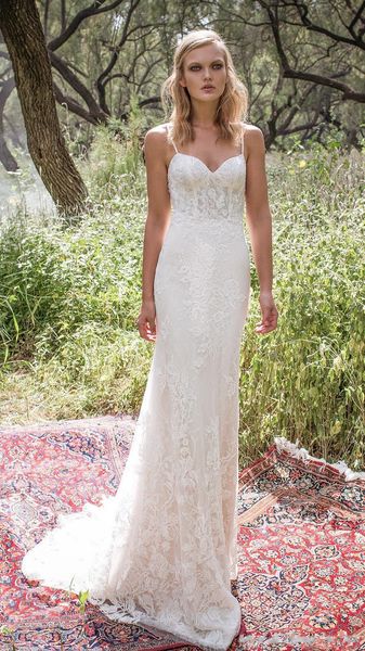 

backless full lace wedding dresses sweetheart floor long vintage bridal gowns for garden country plus size wedding dresses dh4214, White