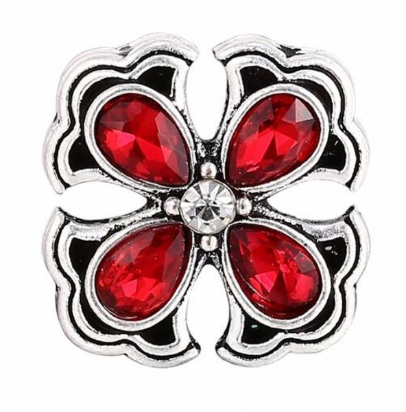 

30 шт./лот diy noosa горячий стиль красный горный хрусталь snap кнопка шарм для diy 18 мм snap кнопка braceletnecklace ювелирные изделия, Bronze;silver