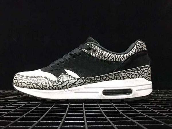

new arrivel famous atmos x 1 elephant black clear jade-white mens womens air running shoes sneakers size 36-45