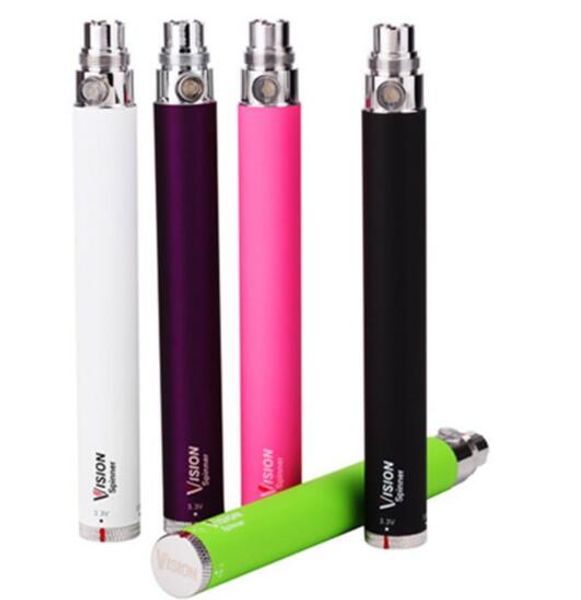 

c spinner twist 3.3-4.8v cigarette electronic ego ego-c twist vision battery mah variable voltage 650/900/1100/1300 roruq