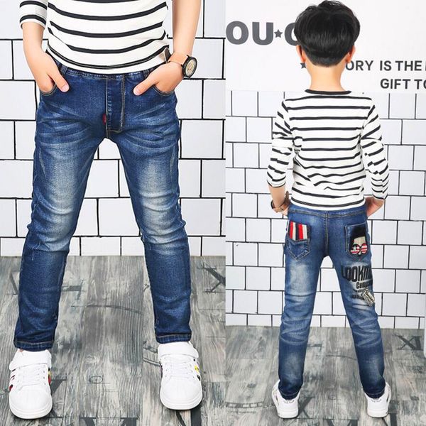 Compre 2018 Jeans Para Ninos Otono Ropa Para Ninos Primavera Y