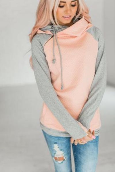 

women's jackets pocket hooded sweatshirt hoody hoodie pullover jumper coat, Black;brown