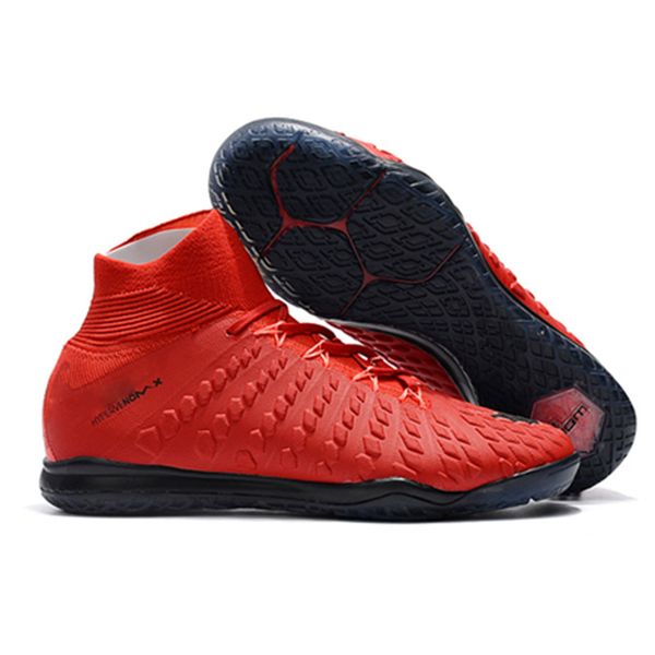 2021 Red Black Soccer Cleats 100 Original HypervenomX Proximo II DF TF