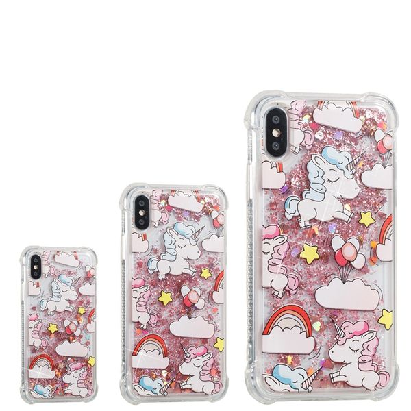 

Чехлы для телефонов с крышкой Unicorn для iPhone X 8 7 6 6s плюс Samsung s8 note 8 Блеск Bling Чехлы для