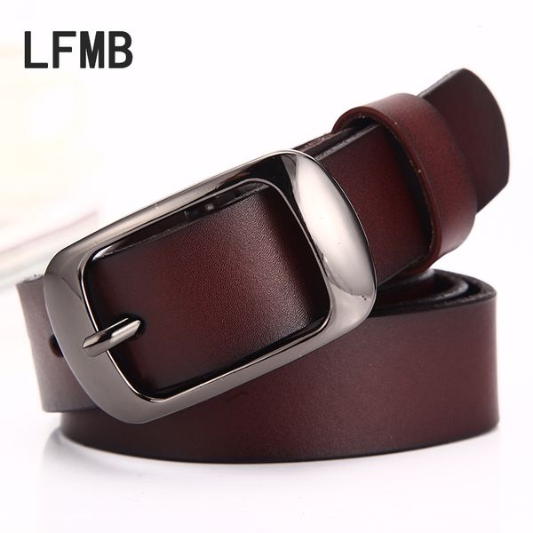 

lfmb]2018 fashion casual belts for women cinturon mujer ceinture simple femme belt female genuine leather belt for women, Black;brown