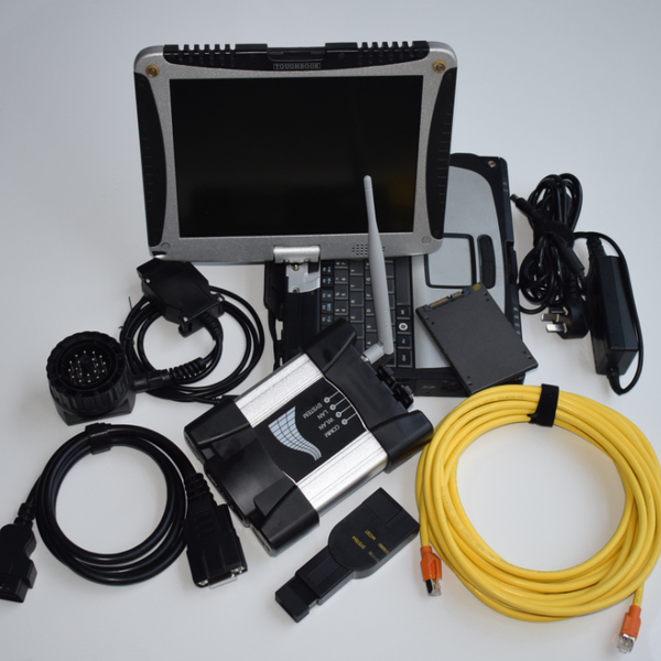 

auto diagnostic tool for bmw cars wifi icom next with ssd soft-ware v06.2023 super used lapcf19 4g code scanner
