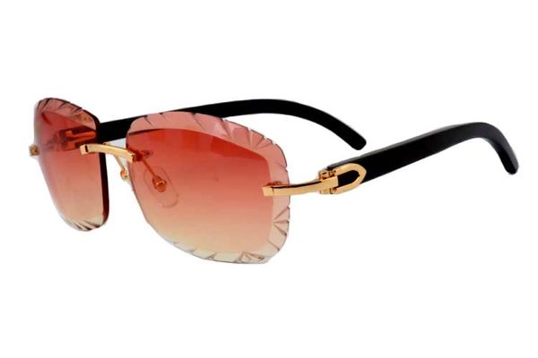 

2019 new natural black horn sunglasses, 8300715, personal custom sunglasses, name can be engraved lenses, size: 58-18-140mm sunglasses,, White;black
