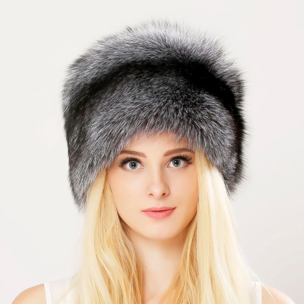 

winter genuine fur hat real raccoon fur bomber hat with nature leather crown thick warm cap russian, Blue;gray