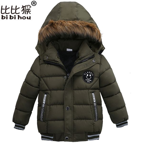 

christmas baby coat kids warm autumn winter jackets girls outerwear & coats snow wear boys parka snowsuit smile jersey casual, Blue;gray