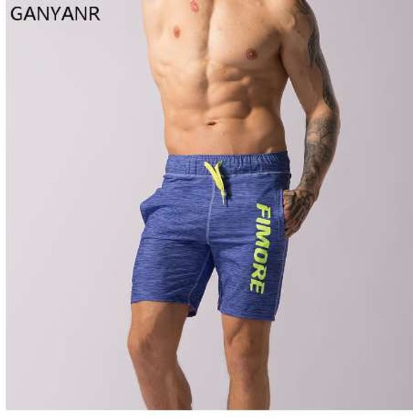 GANYANR Pantaloncini da corsa di marca Uomo Palestra Pallacanestro Sport Leggings atletici Calcio Pallavolo Crossfit Tennis Allenamento gay Calcio