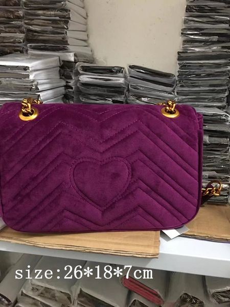 

Suede new single shoulder bag Europe and the United States sell high-quality messenger bag fashion designer chain package