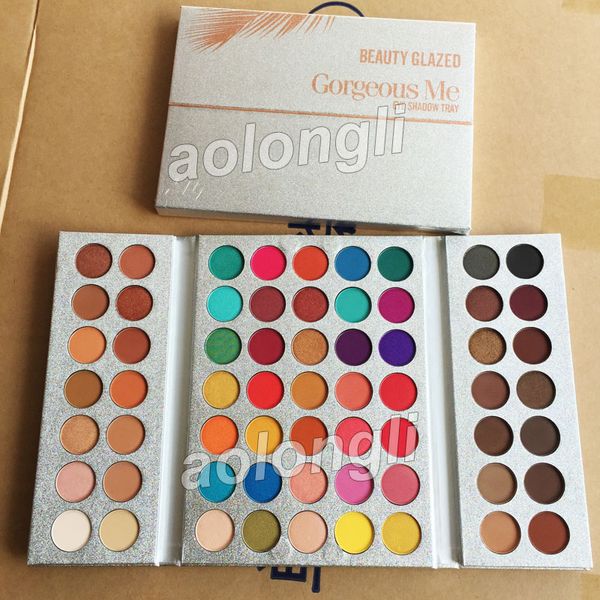 Factory Direct Beauty Glazed Lidschatten-Palette Shimmer Matte Eyeshadow 63 Farben Lidschatten Herrliche Me-Palette DHL-freies Verschiffen