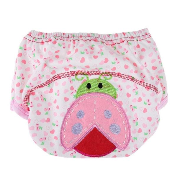

reusable nappies cloth 1pcs cute baby diapers diaper washable infants children baby cotton training pants panties nappy changing
