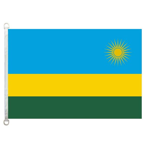 

rwanda flag,90*150cm ,100% polyester, banner,digital printing