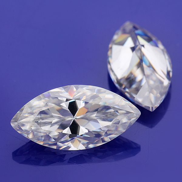 

test positive 3*5mm 0.2 carat marquise shape moissanites gemstone stone for jewelry making, Black