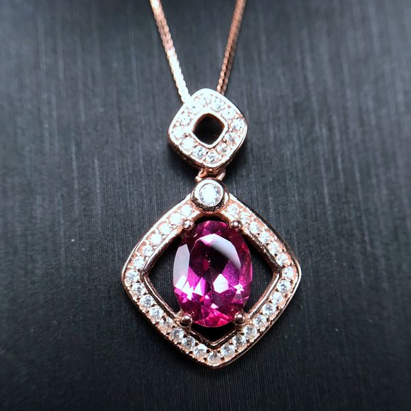 

love style colorful necklace 925 silver jewelry design special selling z 1.5ct