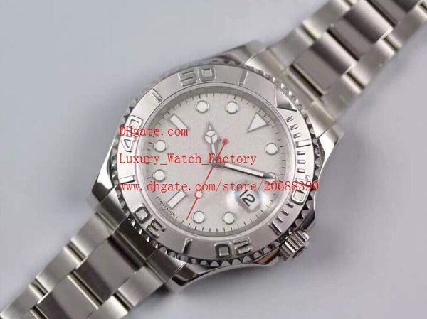 

luxury sapphire quality steel 40mm 116621 automatic mechanical mens men's watch watches wristwatches, Slivery;brown